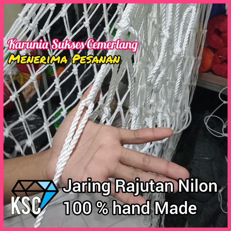 JARING PENGAMAN NILON / JARING RAJUTAN / JARING KONTAINER / JARING HAMMOCK / JARING NILON / JARING H