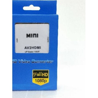 ۩ Mini AV2HDMI / Converter Av to Hdmi / Rca To HDMI / Adaptor Mini Box AV2HDMI ✪