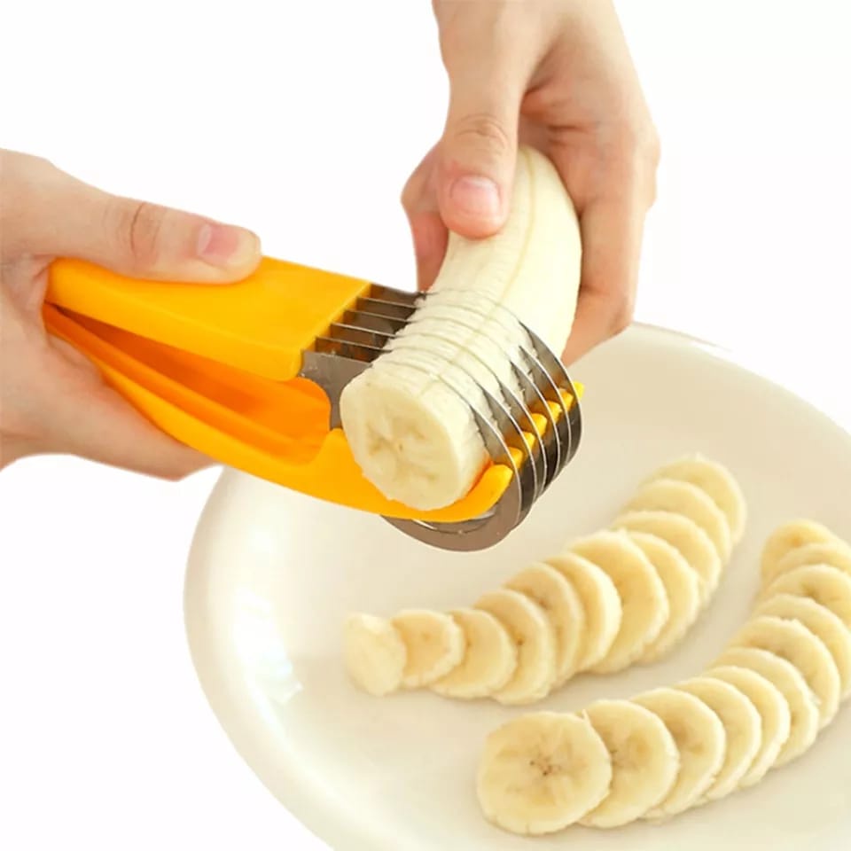 ALAT PENGIRIS / PEMOTONG PISANG ATAU SOSIS (BANANA SLICER)