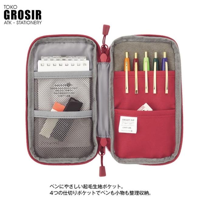 

LIHIT LAB SMART FIT ACTACT Compact Pen Case Pouch Organizer A-7687