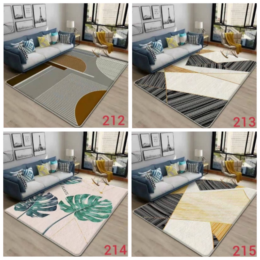 Karpet eropa Kamar Tidur Tikar Permadani Modern Bulu 90x150cm &amp; 120cmx180 Cm Alas Lantai Kamar