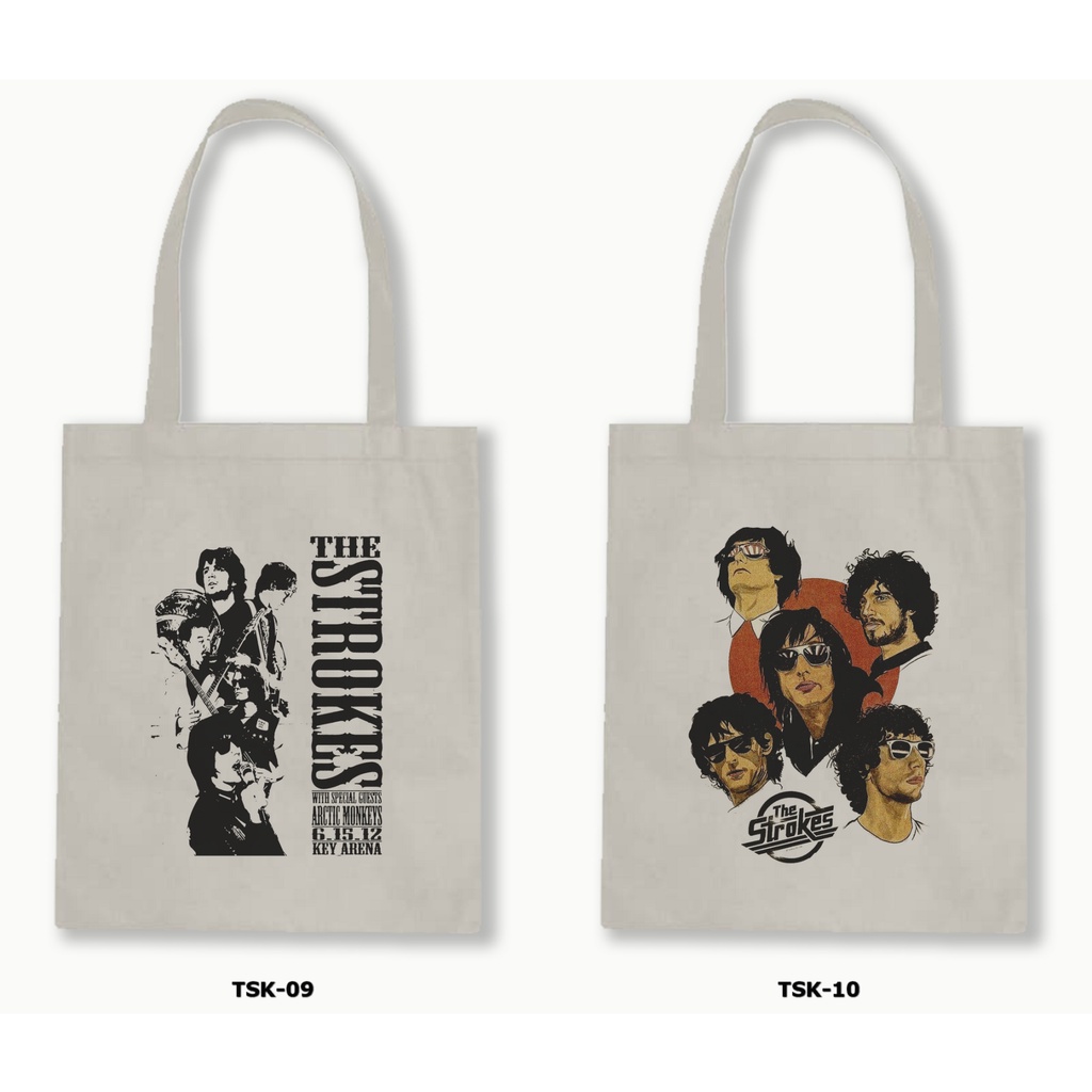 TOTE BAG BLACU - THE STROKES