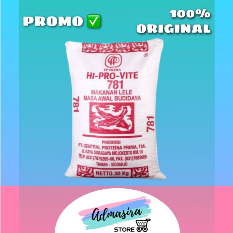 781-1 781-2 781-3 kemasan 1 kg pelet ikan lele, nila, gurame