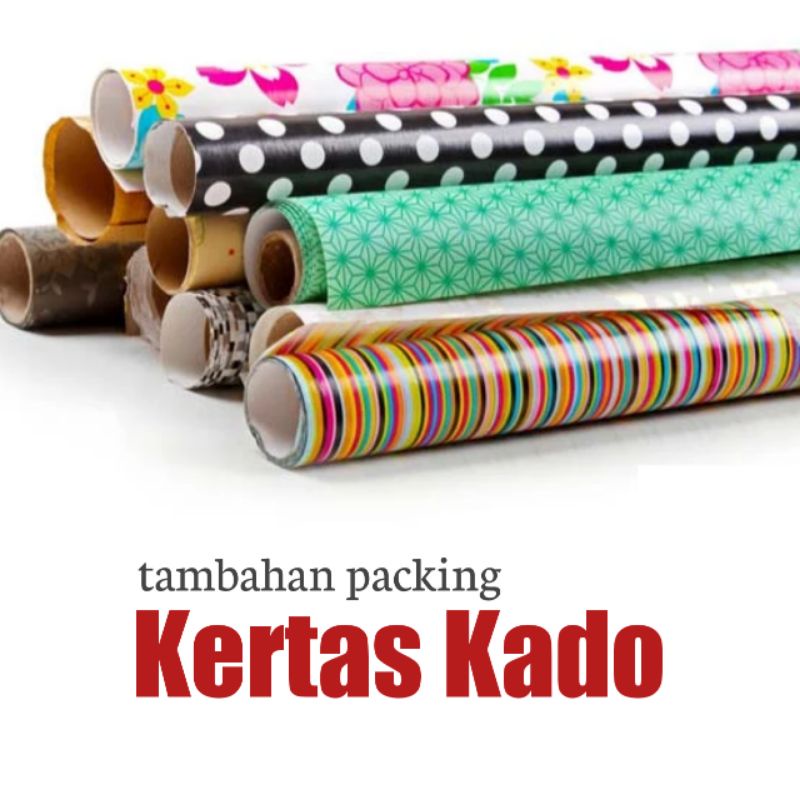 

Tambahan Kertas Kado untuk Packing