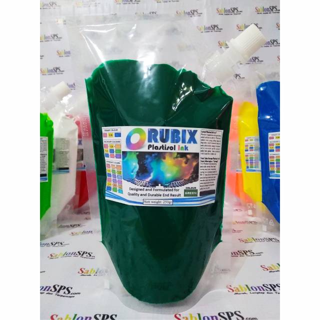 Tinta Sablon Distro Plastisol Hijau Green