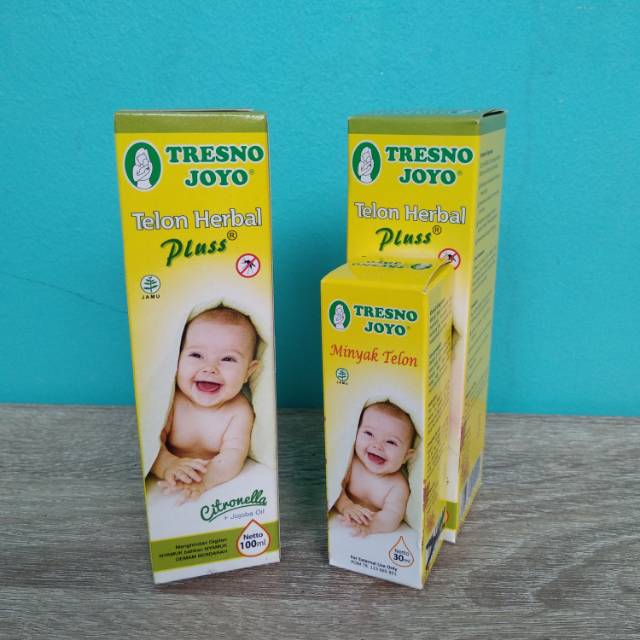 TJ Minyak Telon Herbal Citronella Tresno Joyo 100 ml bundling free 30 ml