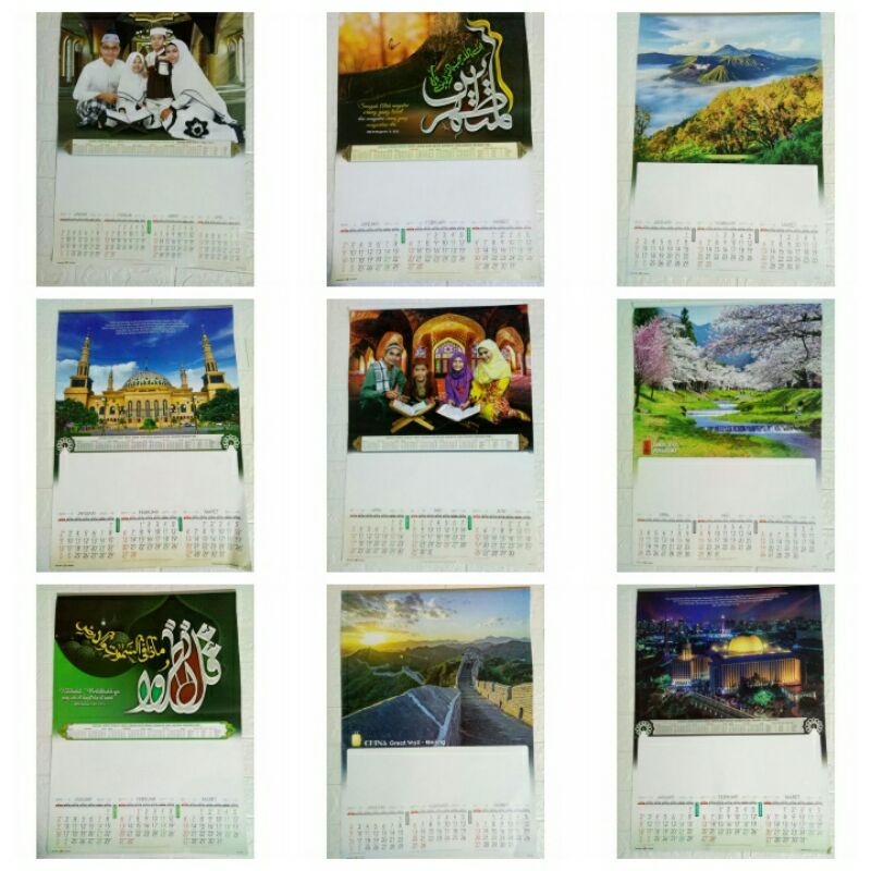 KALENDER DINDING TRIWULAN 2022 MOTIF KUCING