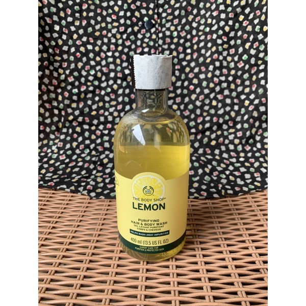 Jual The Body Shop Original Lemon Purifying Hair & Body Wash 400ml