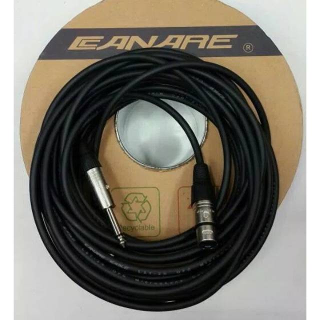 Kabel mic jadi.kabel audio canare japan.jack canon xlr female  to akai .5meter.