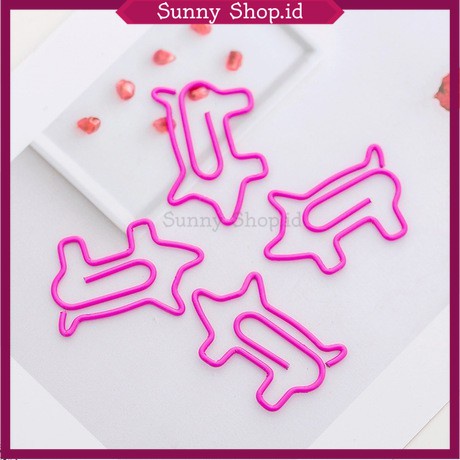 

READY Paper Klip Lucu Motif Piggy bahan Stainless
