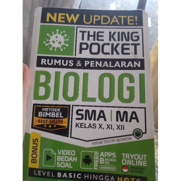 PRELOVED buku the king pocket biologi