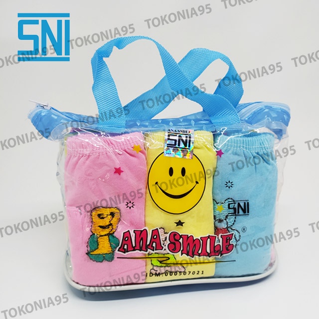 Celana Pop / Kodok Bayi Ana Smile Bag / Box 0 3 6 9 Bulan Kado Bayi Lucu Anasmile