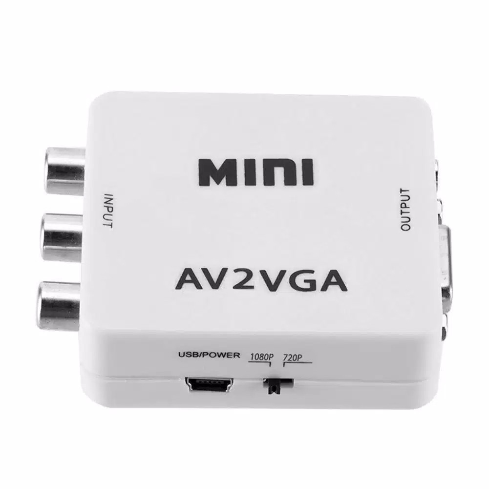 CONVERTER BOX AV TO VGA AV2VGA