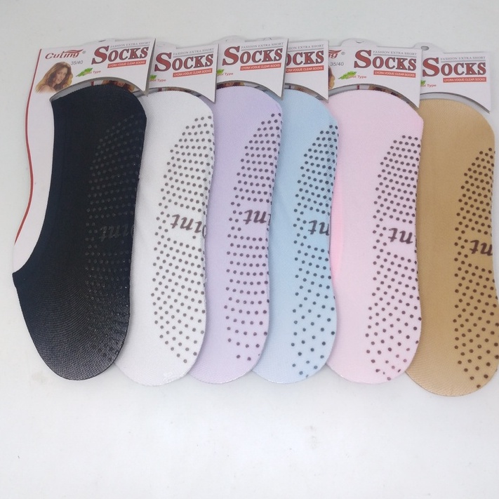 KAOS KAKI BALET INVISIBLE WANITA ANTI SLIP