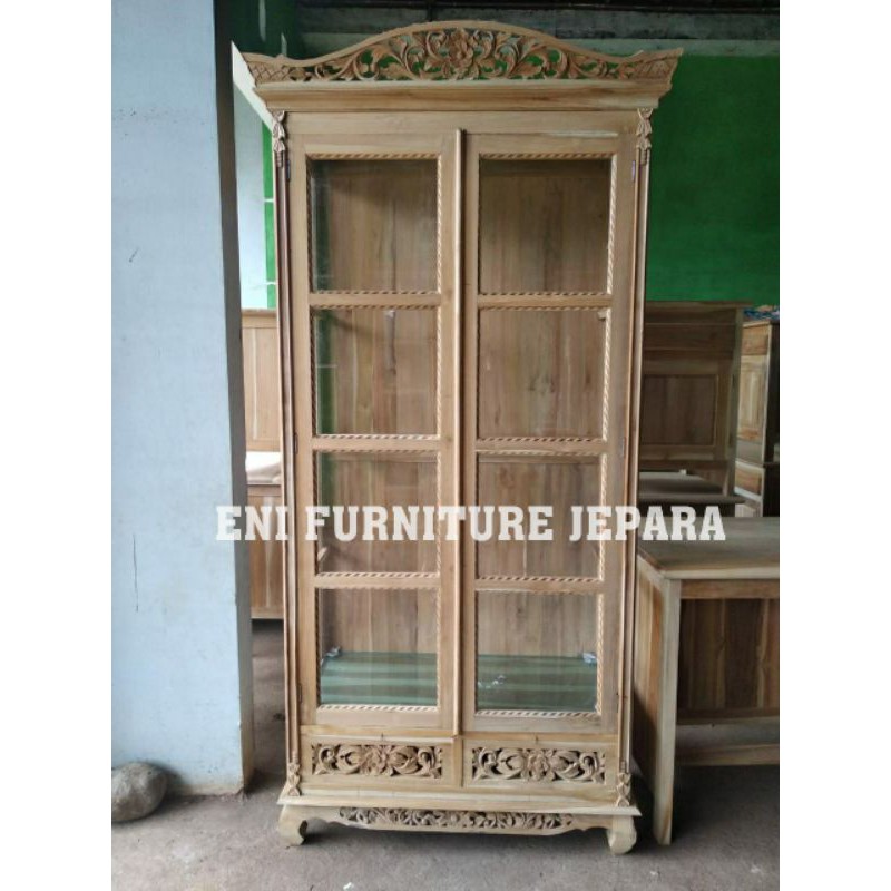 Lemari Palembang Jati Murah - Lemari Palembang Jati Asli - Lemari Hias Murah