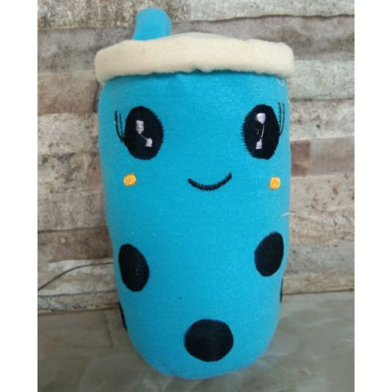 Pop It Boba Cup Macaron & Boneka Boba 25cm | Popit Makaron Boba-1