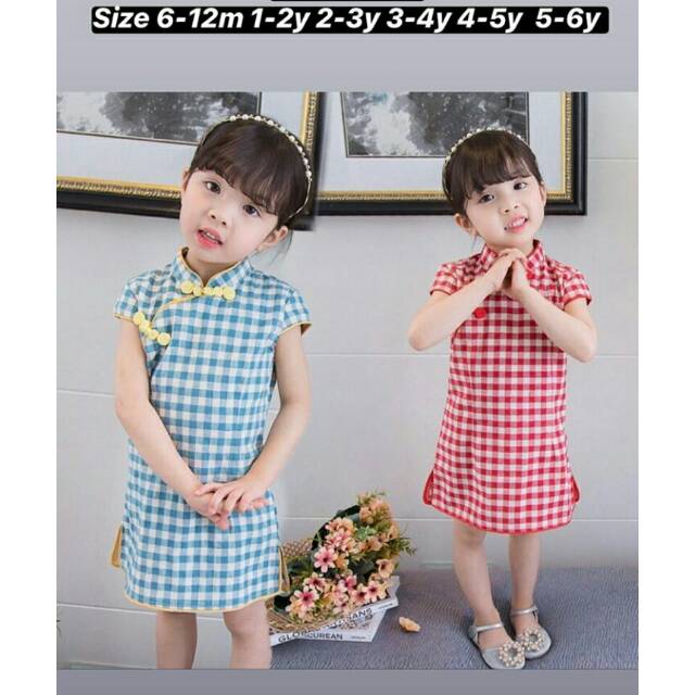 Baju cheongsam imlek