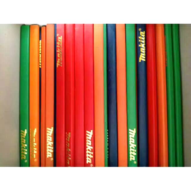 

PENSIL TUKANG BANGUNAN MEREK MAKITA . PENSIL MANDOR TUKANG