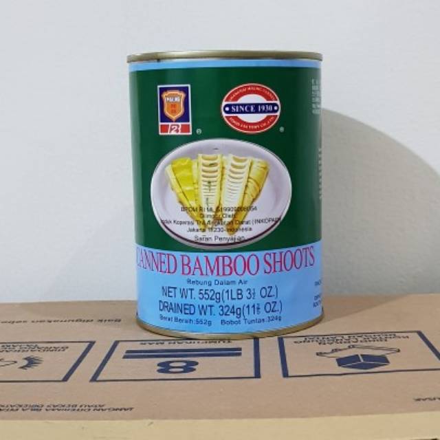 

Bamboo shoot - rebung kaleng 552 gram