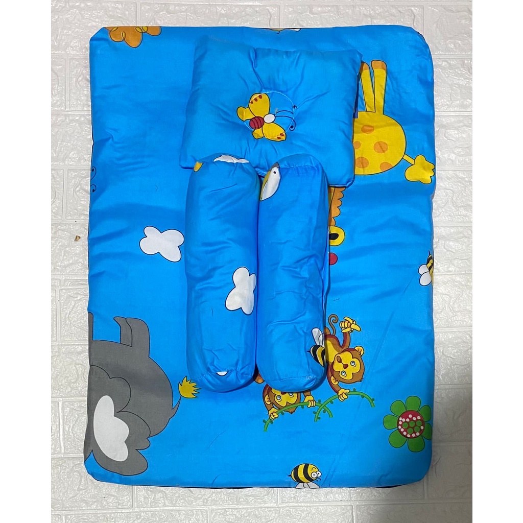 matras bayi + bantal+ guling lucu murah ternyaman