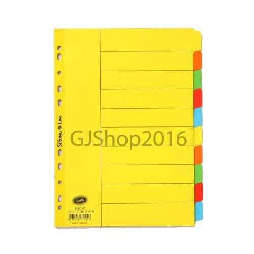 

Pembatas File A4 10 Lembar Divider Bantex 6050 Devider