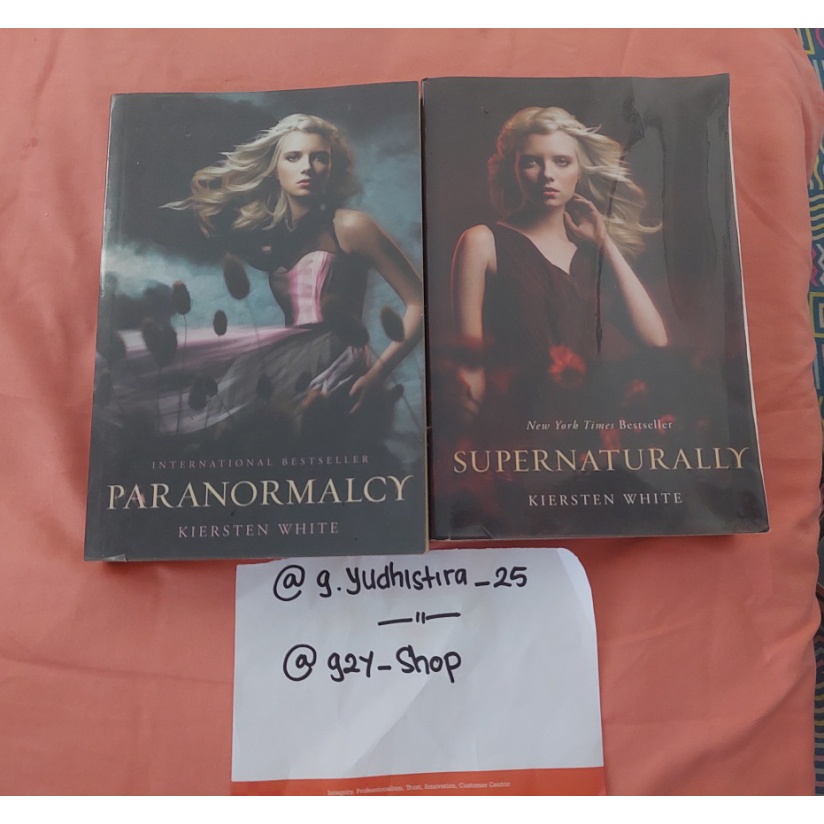 Preloved Buku Novel Paranormalcy supernaturally