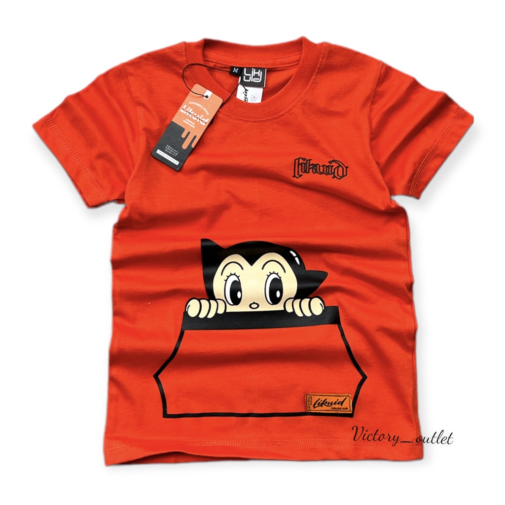 Baju distro anak laki laki usia 1-12th / Kaos anak oblong tangan pendek bahan cotton combed 30s