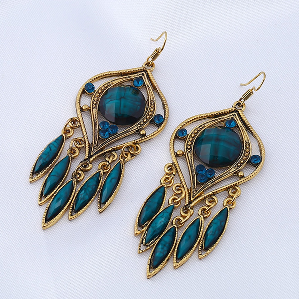 Hu Hu Hu Hu Hu Alat Bantu Pasang Kacamata♡ Anting Kait Gantung Bahan Resin Desain Ukiran Hollowrumbai Gaya Bohemian Untuk Wanita