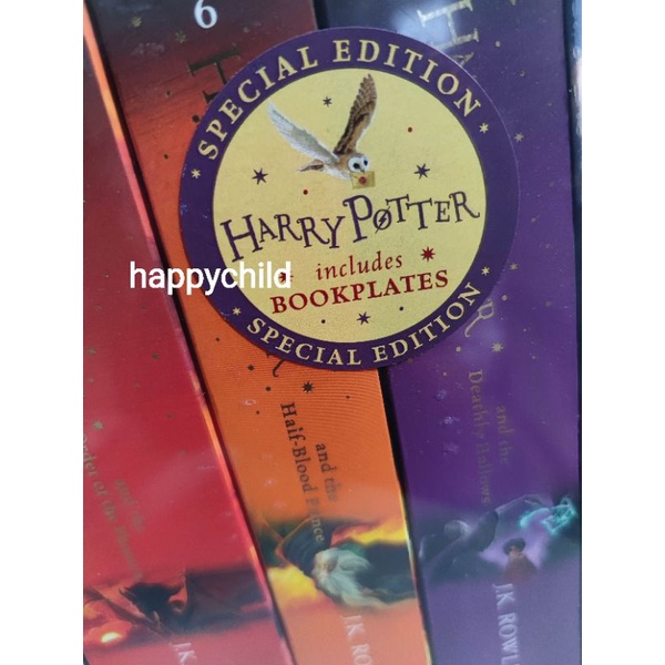 ready stock Original guaranteed harry potter the complete box 8 books/British version/import/happychild