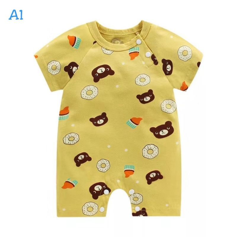 AN-38 Jumper Bayi / Romper Bayi / Baju Kodok Bayi pendek
