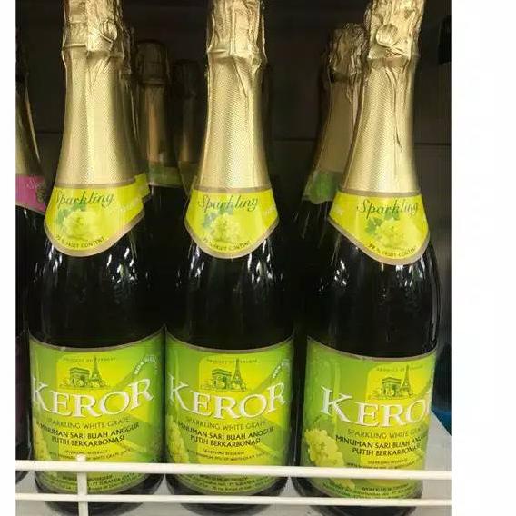 

[KODE VQ3327] Keror Sparkling Wine Non Alkohol Red Grape Peach Apple Juice