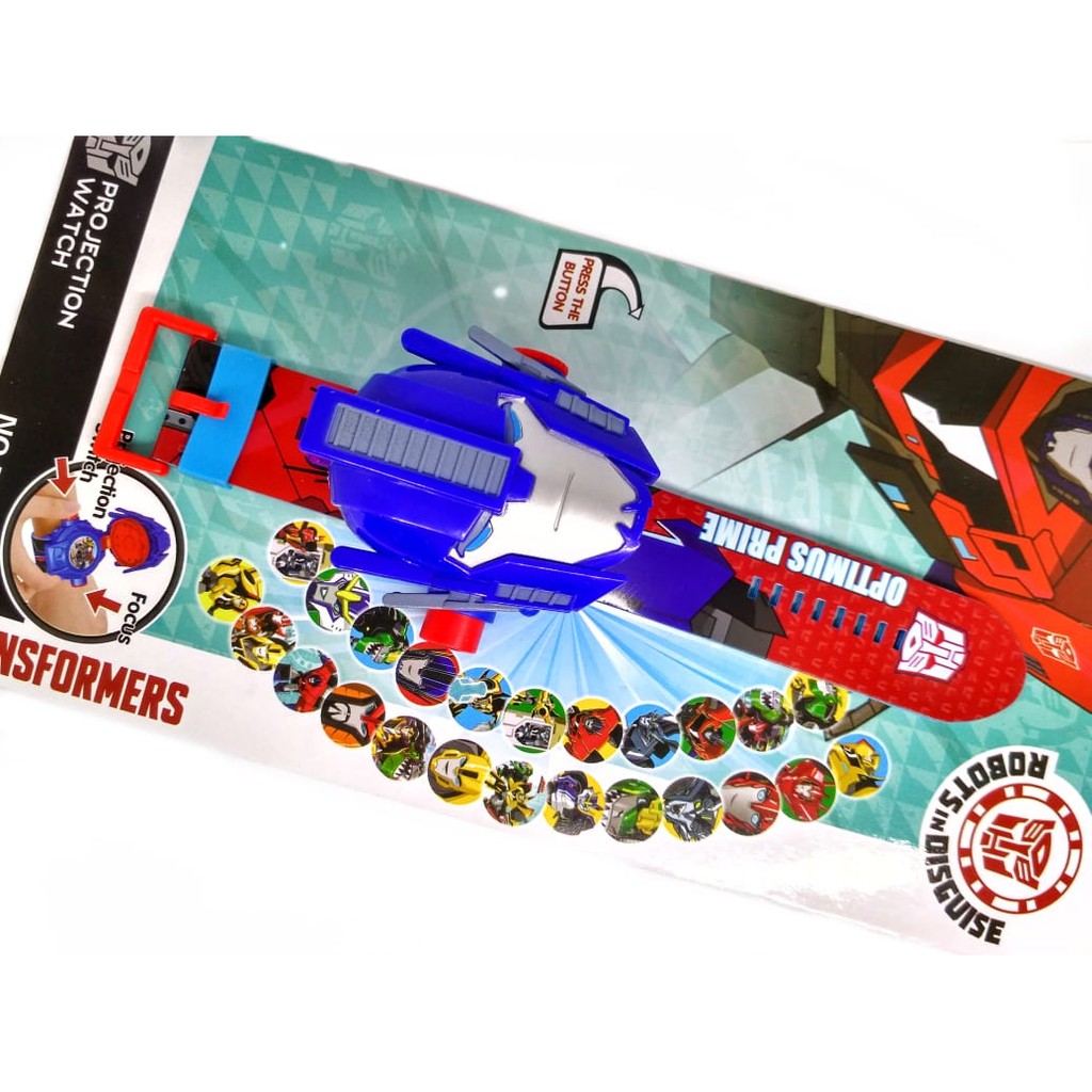 New Arrival JAM TANGAN ANAK LAKI LAKI PROYEKTOR OPTIMUS PRIME TRANSFORMER JUMBO Low Price!