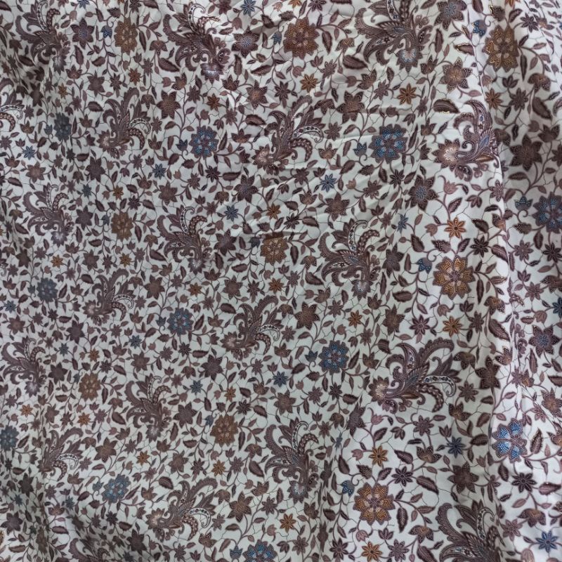 kain batik meteran batik foil halus