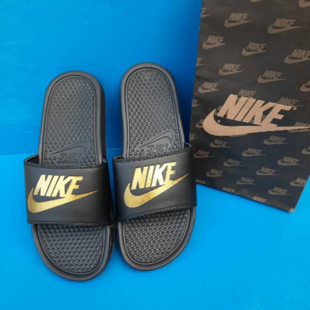 Sandal banassi classic gold/sandal pria/sandal slop