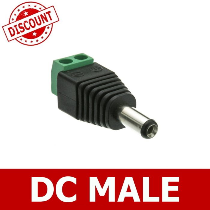 S404DLLP Jack Dc Male Konektor Kamera Cctv Xs540