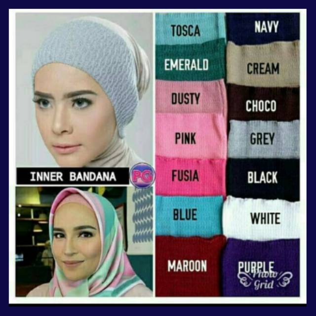Bandana -ciput wanita ciput rajut D02
