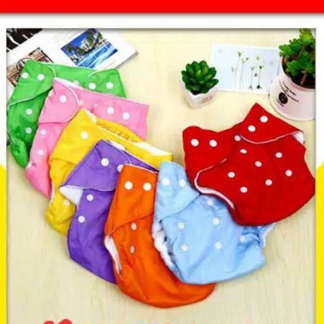 POPOK BAYI KAIN Reusable BERKANCING CLOTH DIAPER CLODI BAYI