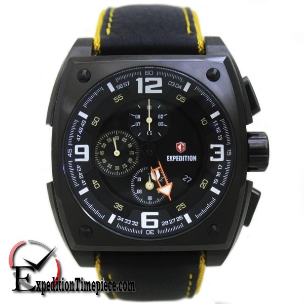 Jam Tangan Expedition E 6651 M Black Yellow