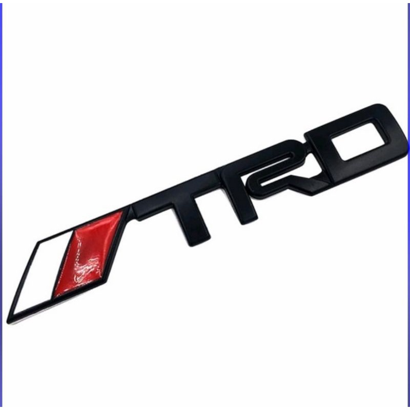 Stiker Emblem Mobil TRD Bahan METAL