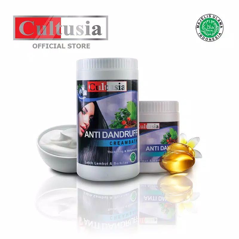 CULTUSIA CREAMBATH ANTI DENDRUFF 1000ML