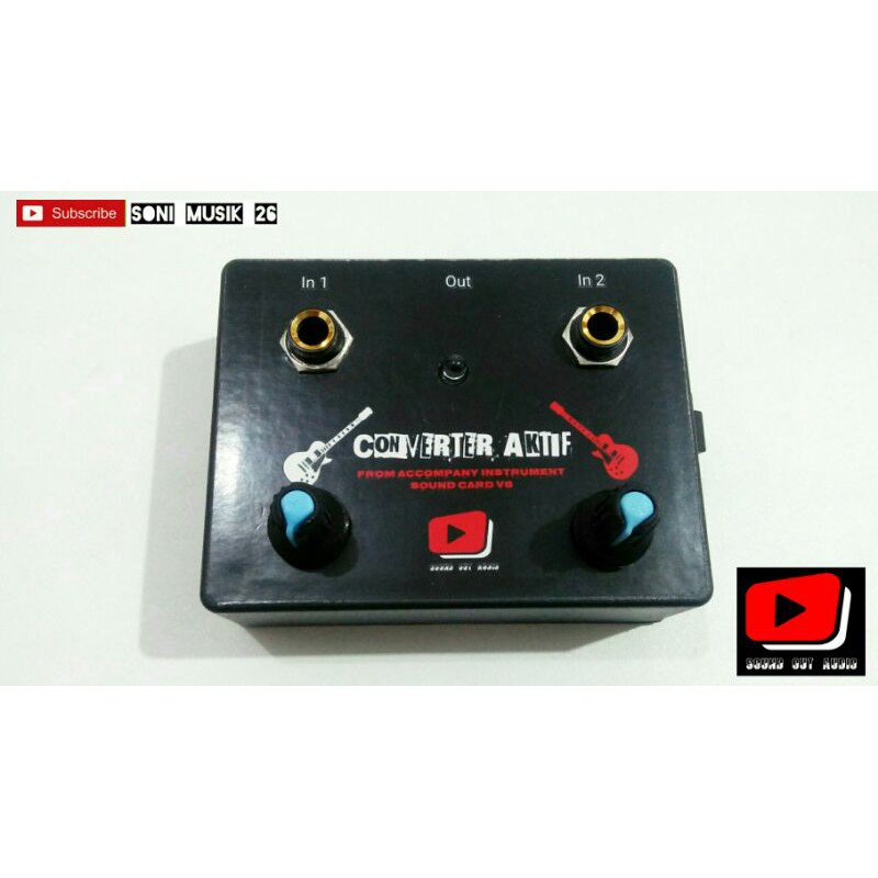 Converter Soundcard V8 Aktif 2 Input (Mantap Hasilnya)