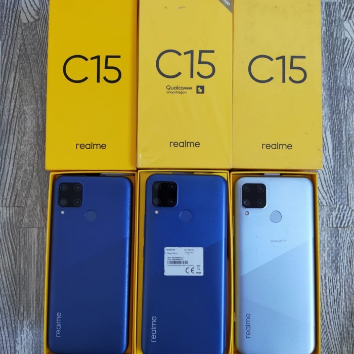 Realme C15 3/64 | 4/64 | 4/128 FULLSET LENGKAP EX RESMI MULUS SECOND BEKAS
