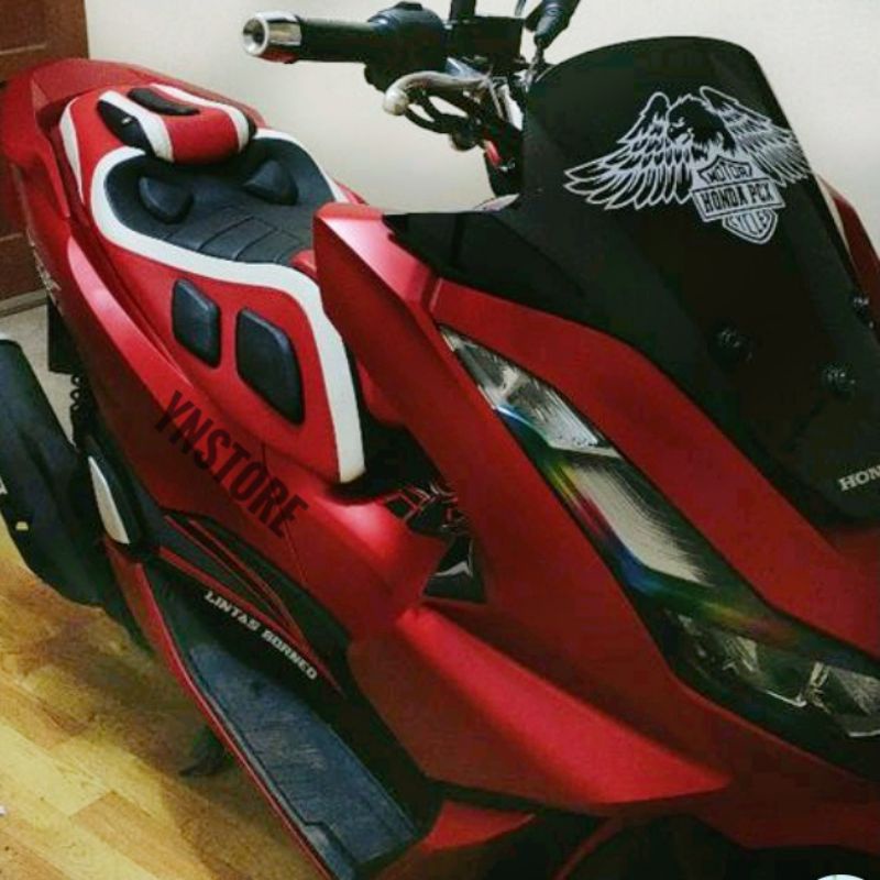 Cover Jok Pcx 160 Modifikasi Sarung Cover Jok PCX 150 Kulit MBtech