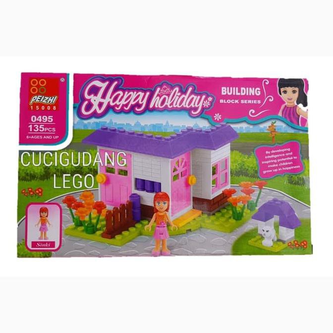 Lego Cewek Perempuan Happy Holiday Rumah House Seperti Friends