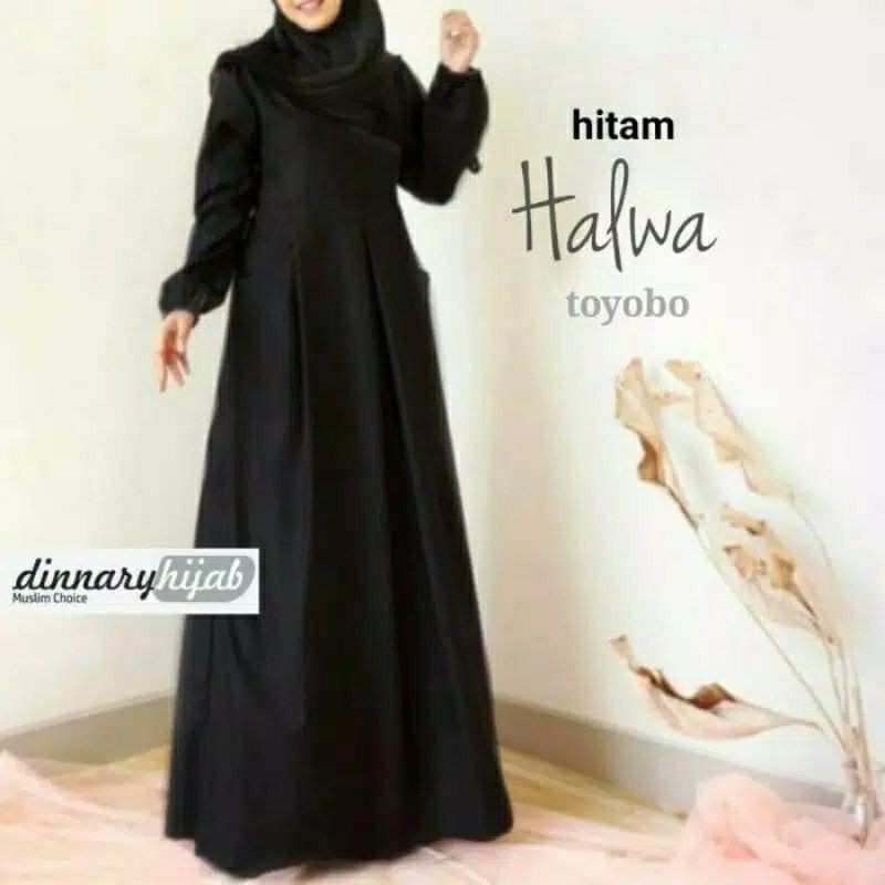 GAMIS PUTIH || HALWA ||  DINNARY HIJAB