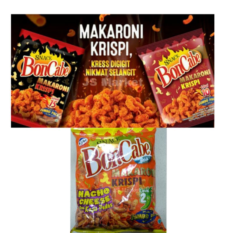 

NEW SNACK BONCABE MAKARONI KRISPI JUMBO PACK 150GR