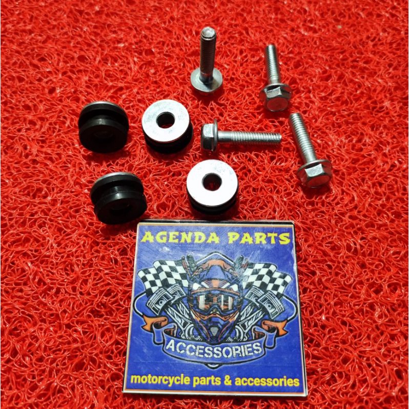 Paket baud karet braket bracket spakbor spakboard Honda win 100