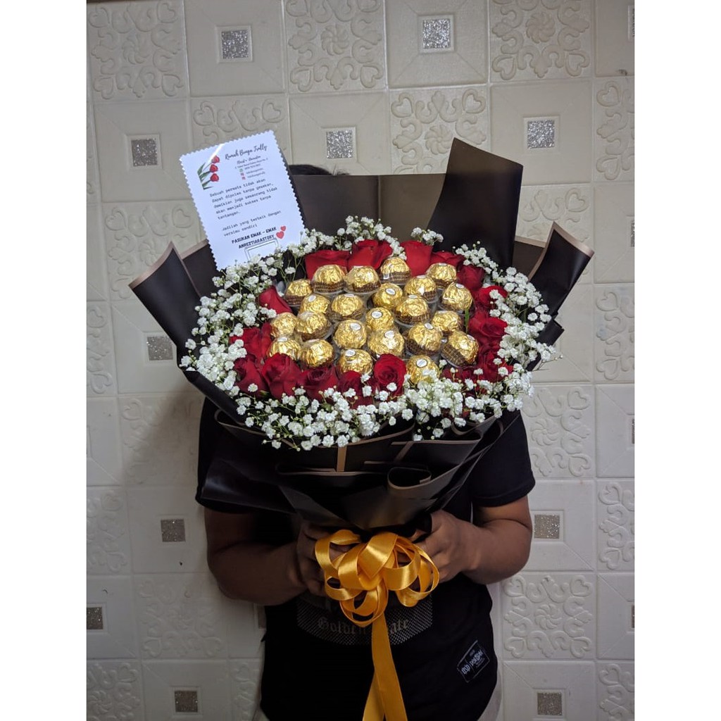 FERRERO BOUQUET | CHOCOLATE BOUQUET | BUKET COKLAT | SNACK BUKET