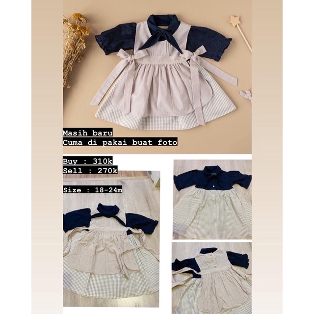 benne and belley preloved baju anak perempuan