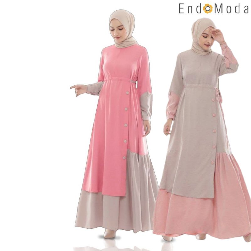 GAMIS H-39 || PEACH || KHAKY || CORAL || CREAM * Endomoda